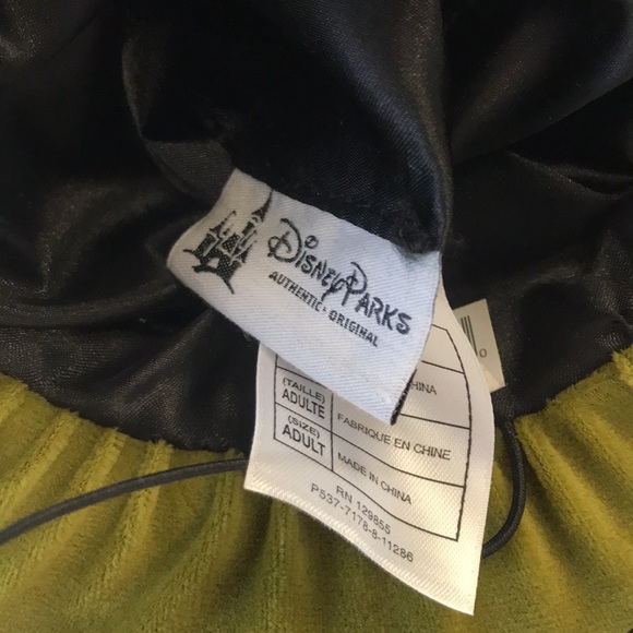 Disney Parks Novelty Mini Hat Tinkerbell. Adults. Green - Picture 6 of 6